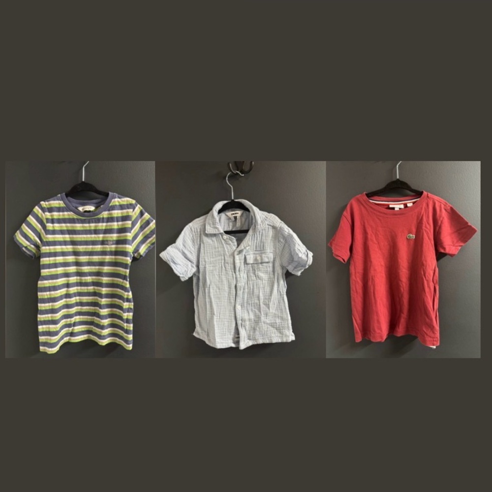 Bundle of 3 boys name brand shirts 3-4T